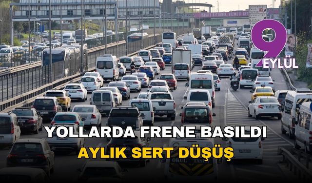 Türkiye'nin yollarında Ağustos'ta frene basıldı: Otomobil ve motosiklet başı çekti