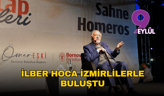 İlber Ortaylı Bornova’da İzmirlilerle buluştu