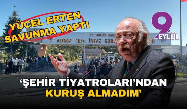 Yücel Erten savunmasını yaptı: Şehir Tiyatroları'ndan kuruş almadım