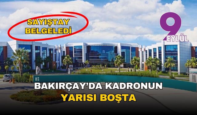 İzmir Bakırçay Üniversitesi'nin kadrosunun yarısı boşta