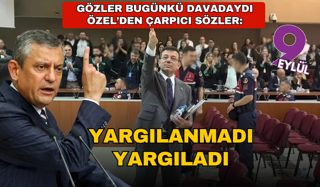 İmamoğlu'nun duruşmasından çıkıp konuştu: "Ekrem başkan bugün yargılanmadı, yargıladı"