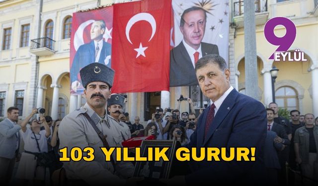 İzmir’in kurtuluşu temsili törenle canlandırıldı