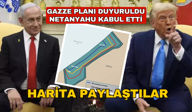 Beyaz Saray Trump'ın Gazze planını paylaştı! "Netanyahu planımızı kabul etti"