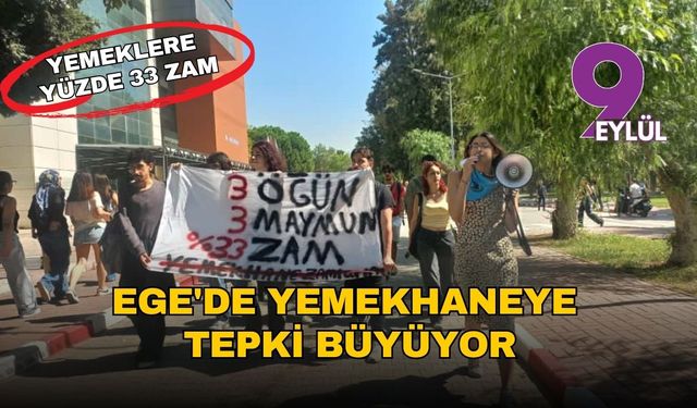 Ege'de yemekhaneye tepki büyüyor
