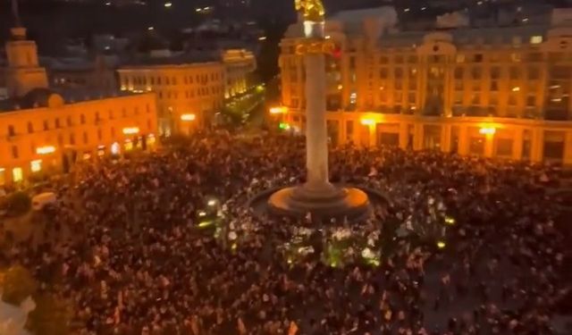 Gürcistan’da protesto: Tiflis sokaklarında tansiyon yükseldi