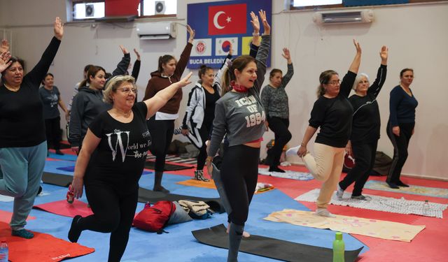 Buca’da spor keyfi kapalı alanlara taşındı