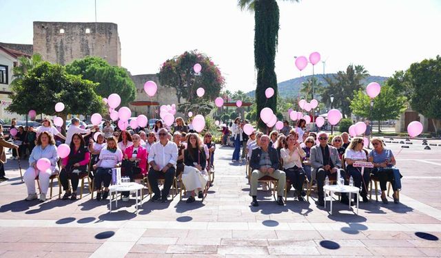 Çeşme’de sağlığa pembe adımlar atıldı