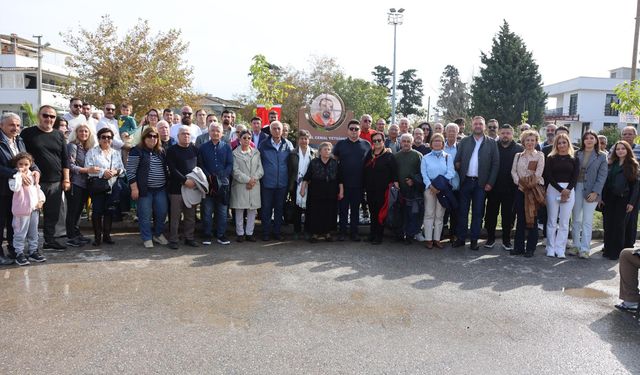 Cemal Yetginer’in adı ve hatırası Urla’da ölümsüzleşti