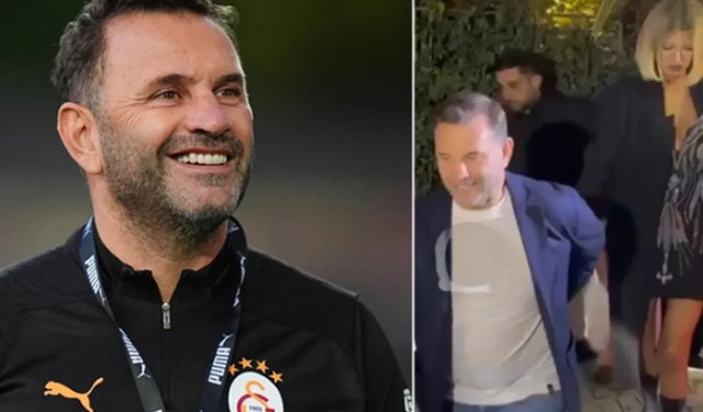 Okan Buruk ve Nihan Akkuş yeniden bir arada: El ele görüntülendiler