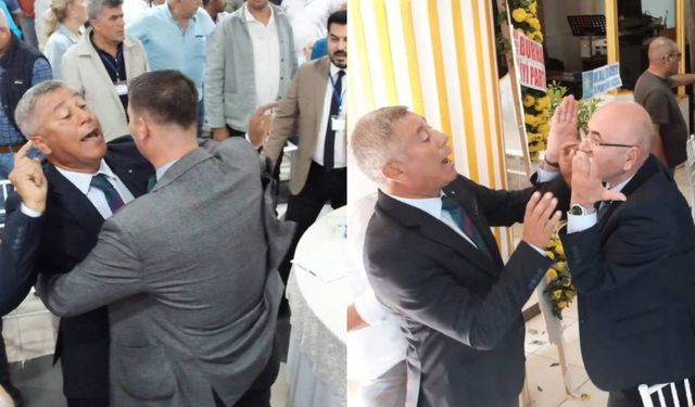 İYİ Parti İlçe Kongresi'nde arbede çıktı