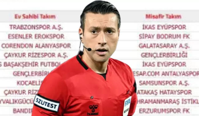 İşte Zorbay Küçük'ün yönettiği 5 bomba maç