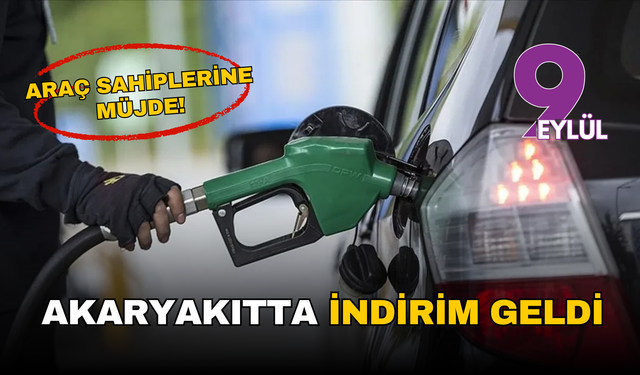 Araç sahiplerine müjde: Akaryakıtta indirim geldi! İşte 22 Ekim akaryakıt fiyatları