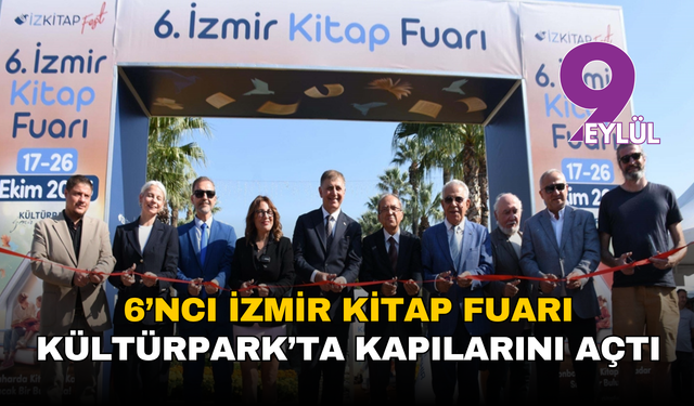 6’ncı İzmir Kitap Fuarı Kültürpark’ta kapılarını açtı