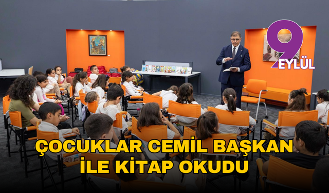 İzmirli çocuklar, Başkan Tugay’la okuma saatinde buluştu
