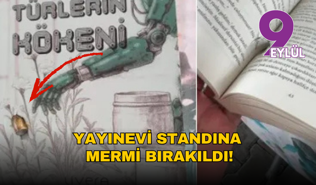 İzmir Kitap Fuarı’nda skandal: Yayınevi standına mermi bırakıldı!