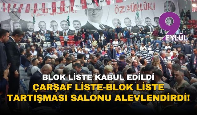 Çarşaf liste blok liste tartışması salonu alevlendirdi!