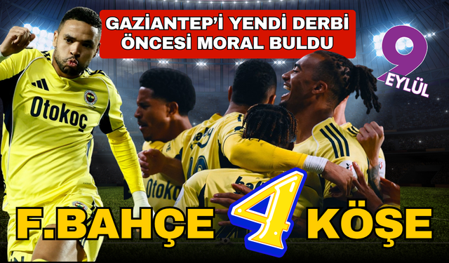 Fenerbahçe, derbi öncesi dört köşe