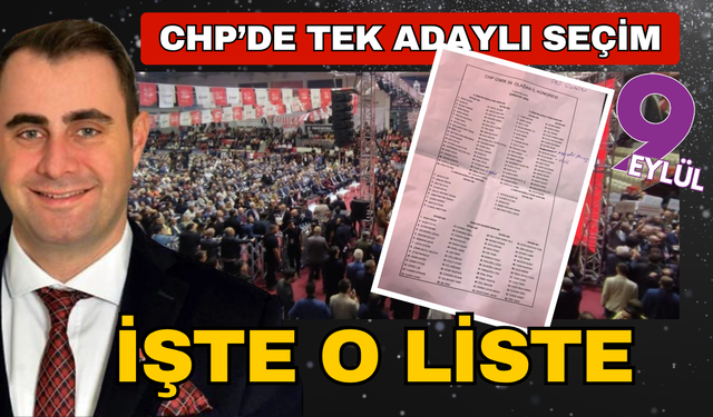 Tek listeli kongrede Çağatay Güç İl başkanı oluyor