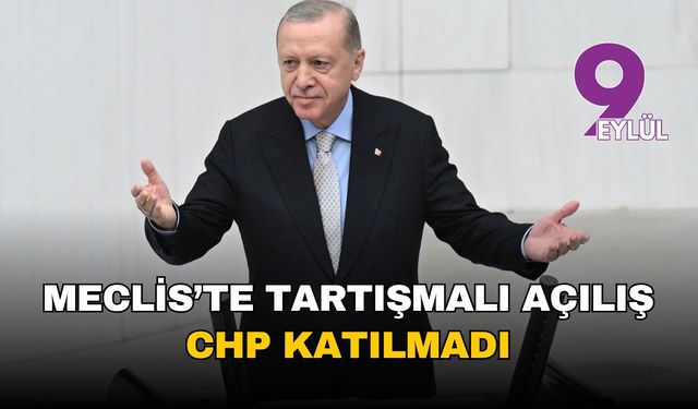 Meclis'te protestolu açılış: CHP katılmadı