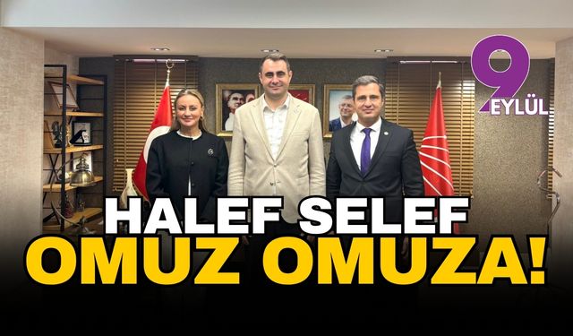İzmir'de halef selef omuz omuza: Eski başkan Yücel'den yeni başkan Güç'e tam destek ziyareti