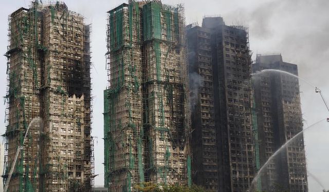 Hong Kong’daki site yangınında can kaybı 146’ya yükseldi