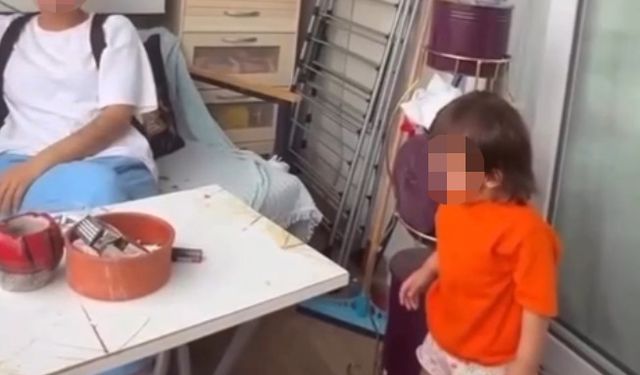 Mersin'de, çocuğuna davranışı tepki çeken annenin görüntülerine inceleme