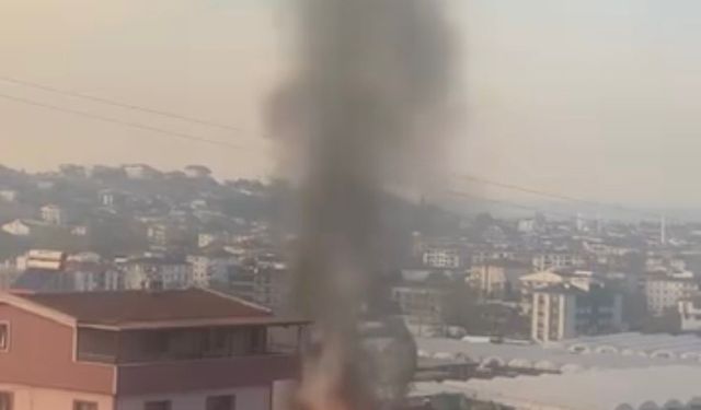 Yalova'da 2 katlı evde yangın