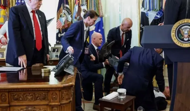 Beyaz Saray'da korku dolu anlar! İlk müdahaleyi Mehmet Öz yaptı