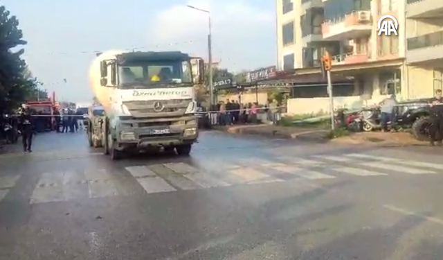 İzmir’de okul yolunda feci kaza: Beton mikseri babaanne ve toruna çarptı!