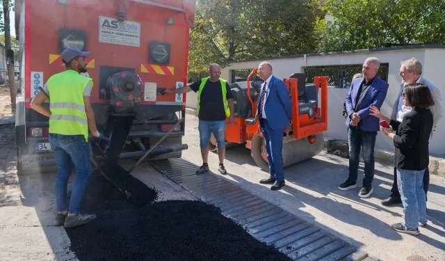 Gaziemir’de asfalt seferberliği