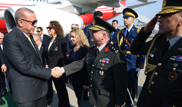 Erdoğan, Azerbaycan'da...