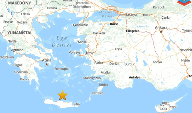 Ege Denizi sallandı: AFAD depremin büyüklüğünü açıkladı