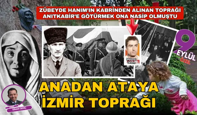 Zübeyde Hanım'ın kabrinden alınan toprak Atatürk'ün kabrine bırakılmıştı