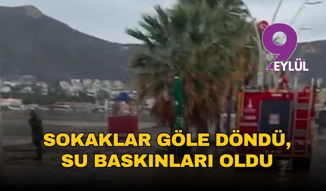 İzmir’de sağanak etkili oldu