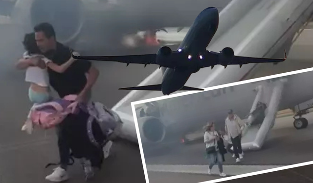 Uçakta panik: Gizemli koku rotayı değiştirdi, 5 kişi hastaneye kaldırıldı