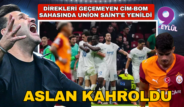 Galatasaray, sahasında Union Saint-Gilloise'ya mağlup oldu