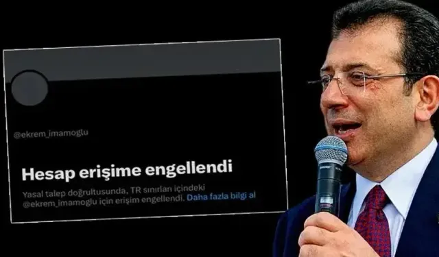 Ekrem İmamoğlu’nun yeni X hesabına da erişim engeli getirildi