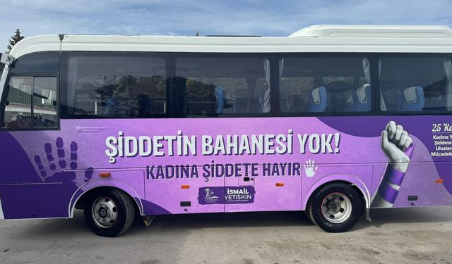 Seferihisar’da 25 Kasım için farkındalık otobüsü yollarda