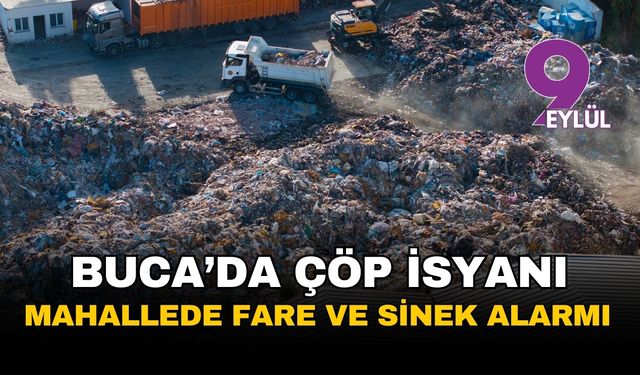İzmir Buca’da belediye şantiyesinde çöp depolaması tepkisi: “Mahalle sinek ve fare doldu”