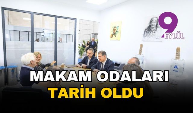 İzmir'de makam odaları tarih oldu: Tugay açık ofisi anlattı