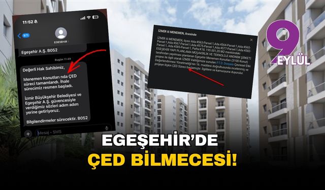 İzmir Egeşehir'in sosyal konut projesinde 'ÇED' bilmecesi!