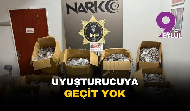 İzmir'de zehir tacirlerine ağır darbe: Dağıtım merkezi olarak kullanılan depodan yüz binlerce hap çıktı