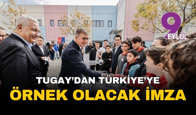 Tugay'dan Türkiye'ye örnek olacak imza