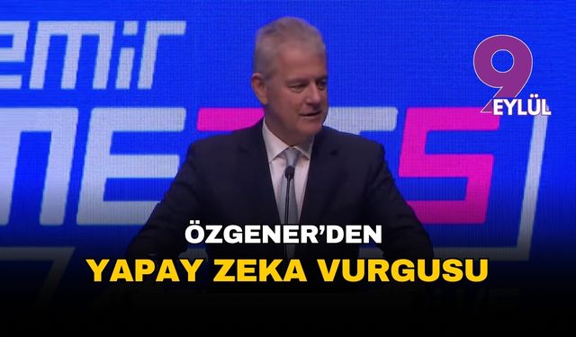 Özgener'den İzmir'e yeni rota: Hedef, takip eden değil oyun kuran şehir olmak