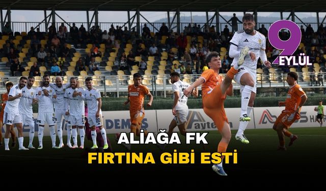 Aliağa zirve aşkına sahasında acımadı: Adanaspor'u gol yağmuruna tuttu