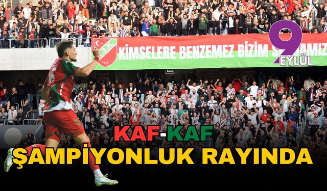 Karşıyaka şampiyonluk rayında