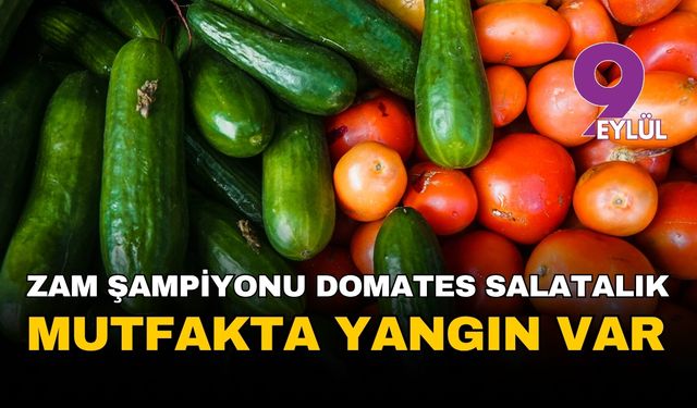 Mutfakta yangın sönmüyor: Gıda enflasyonu ekimde de tırmandı, salatalık ve domates cepleri yaktı