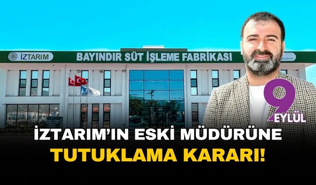 İZ-TARIM'ın eski genel müdürü Murat Onkardeşler'e tutuklama!