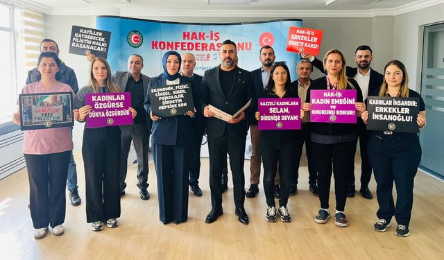 HAK-İŞ İzmir'den 25 Kasım mesajı: Yaşasın dayanışma, yaşasın mücadele