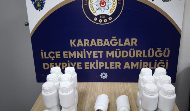 İzmir'deki uyuşturucu operasyonunda 2 kişi gözaltına alındı